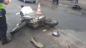 Motociclista muere en accidente de tránsito en Fernando de la Mora - Policiales - ABC Color