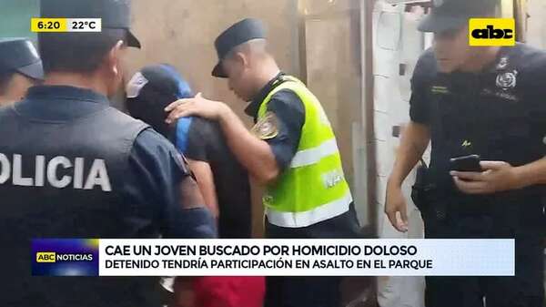 Video: Cae un joven buscado por homicidio doloso - ABC Noticias - ABC Color