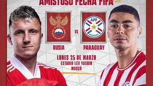 Paraguay confirma amistoso con Rusia
