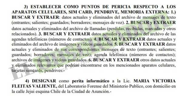Ordenan extraer datos de teléfonos y dispositivos incautados de presuntos narcos