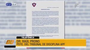 Entrevista con el presidente del Tribunal de la APF | Telefuturo