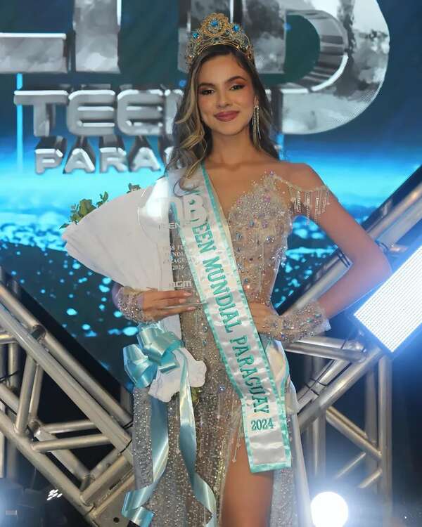 Neyde Saiz es la nueva Miss Teen Mundial Paraguay - Gente - ABC Color