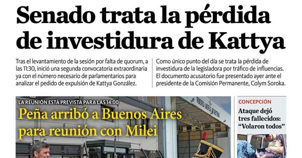 La Nación / LN PM: edición mediodía del 14 de febrero