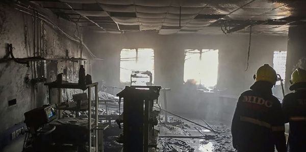 India: 11 pacientes con Covid-19 mueren en incendio en hospital | 1000 Noticias