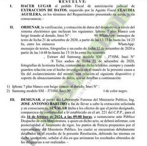Extraerán datos de conversaciones sobre causa de cohecho a exjueza de Boquerón
