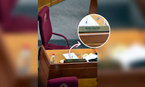 Expulsan a Kattya González del Senado