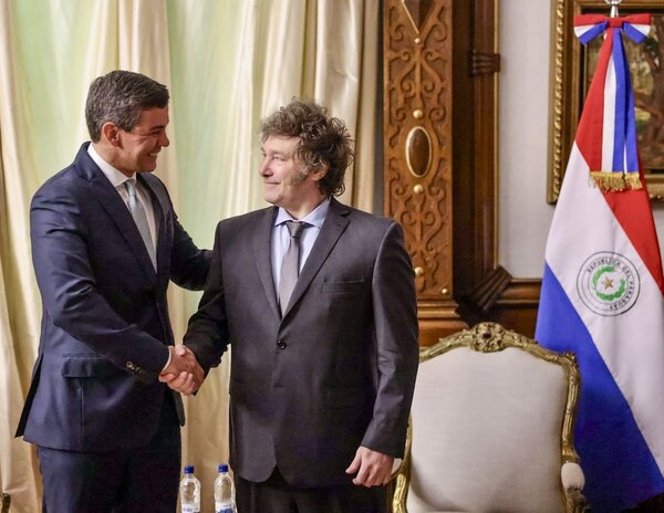 Santiago Pe帽a se re煤ne con su hom贸logo argentino Javier Milei, en la Casa Rosada - Revista PLUS