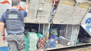 Receita se incautó de contrabando y autos por USD 119 millones