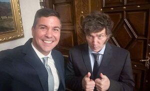 Santiago Peña y Javier Milei hablaron sobre integración, Mercosur y Yacyreta - La Tribuna
