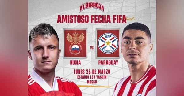 Albirroja jugará contra Rusia en un amistoso internacional en marzo
