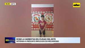 Video: detienen a un presunto implicado al megarrobo a cambistas en Ciudad del Este - ABC Noticias - ABC Color