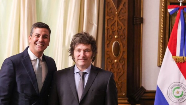 Milei revisará la agenda que comparten con el Paraguay