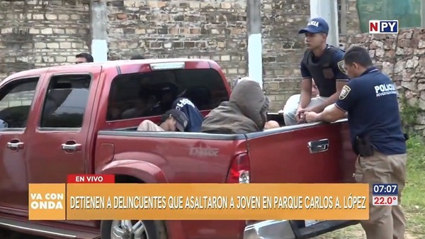 Detienen a cuatro sospechosos del asalto a balazos a una joven en Sajonia - Noticias Paraguay