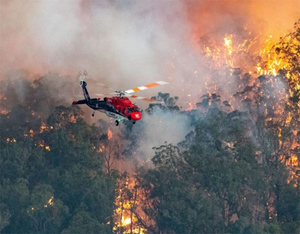 Australia: al menos un muerto por el clima extremo que generó temporal e incendios forestales