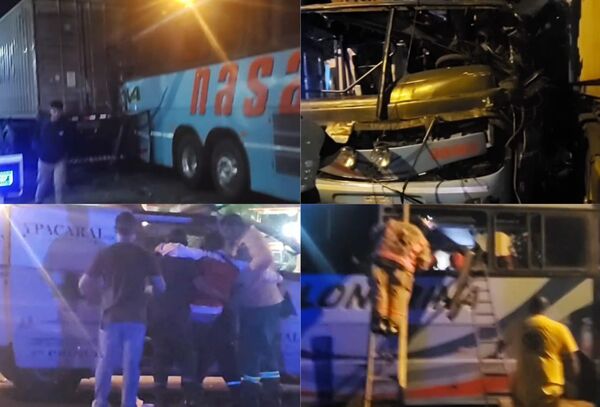 Hay 13 heridos tras accidente entre bus de larga distancia y camión de gran porte - Megacadena - Diario Digital