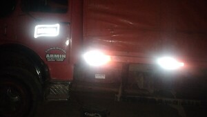 Hieren a trabajador tras intento de asalto a camión transportador de bebidas en Ñeembucú