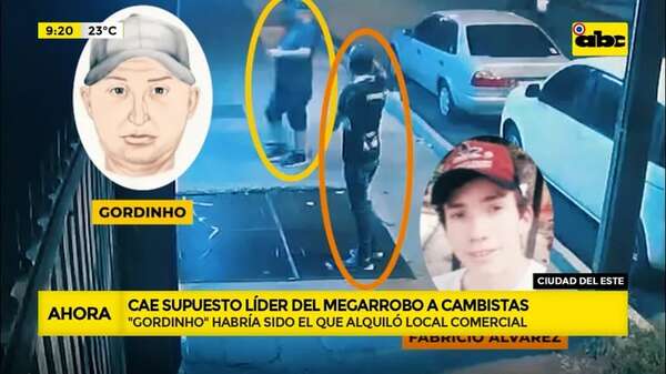 Cayó “Gordinho”, supuesto cabecilla de megarrobo a cambistas en CDE - ABC Noticias - ABC Color