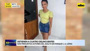 Video: Detienen a presuntos autores del asalto en parque Carlos A. López - ABC Noticias - ABC Color