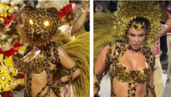 [VIDEO] ¡Meu Deus! La "garota" que se robó las miradas en el carnaval de Río