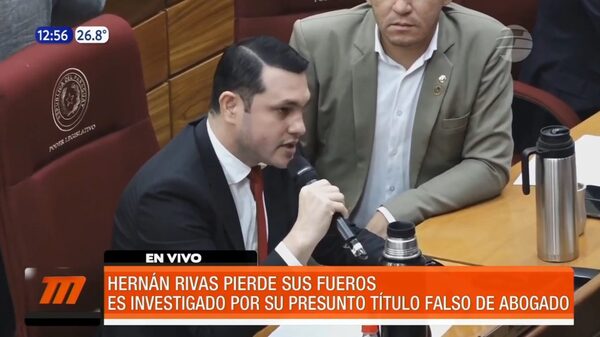 Hernán Rivas pierde sus fueros y será investigado | Telefuturo