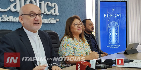 PRESENTACIÓN DEL LOGO DE LA BIENAL CATÓLICA EN LA UNIVERSIDAD CATÓLICA DE ITAPÚA** - Itapúa Noticias