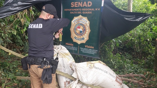 SENAD detecta carga de marihuana en Reserva Morombi