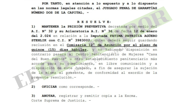 Presunta cabecilla de rosca de venta de cargos en el IPS continuará en la cárcel