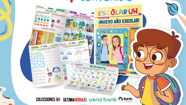 Material de apoyo escolar llega el martes 20 de febrero con ÚH