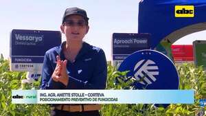 Video: posicionamiento de fungicidas, y no fallar en días de aplicación  - ABC Rural - ABC Color