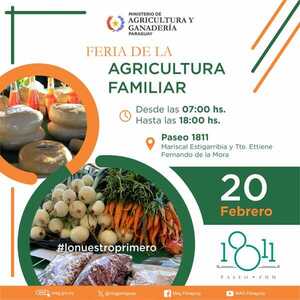 Feria de la "Agricultura Familiar" en el Paseo 1811 de Fernando de la Mora - Informatepy.com