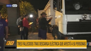Descarga eléctrica se cobra la vida de tres personas en Villeta - Noticias Paraguay