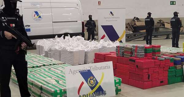 La Nación / España confisca 8 toneladas de cocaína procedente de Surinam