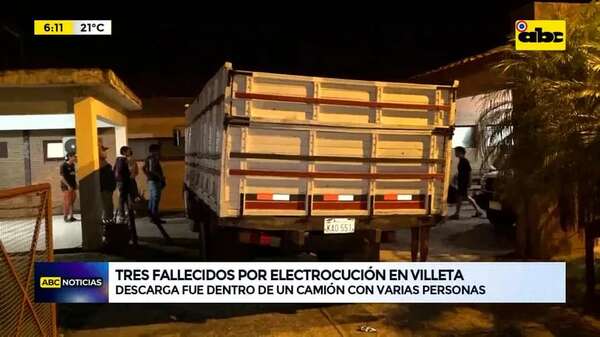 Video: Tres fallecidos por electrocución en Villeta - ABC Noticias - ABC Color