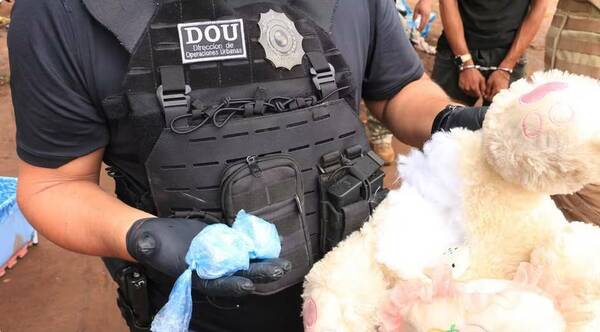 Por el Día de los Enamorados distribuía peluche ¡repleto de drogas!