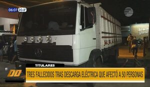 Tres fallecidos tras descarga eléctrica que afectó a 50 personas en Villeta | Telefuturo
