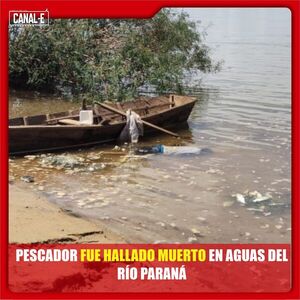 Pescador fue hallado muerto en aguas del río Paraná