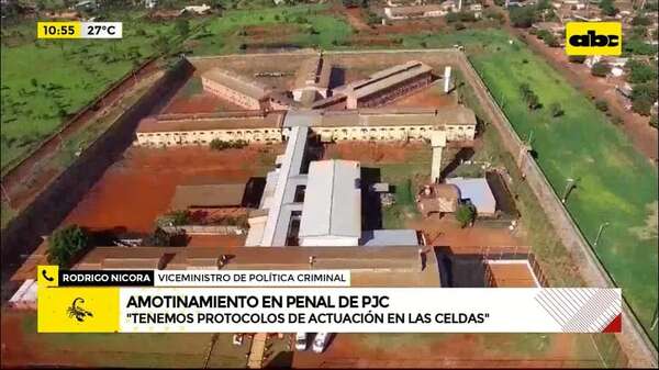 Motín en cárcel de PJC: preliminarmente solo se habla de heridos - ABC Noticias - ABC Color