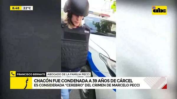 Caso Pecci: Margareth Chacón, condenada a 39 años de cárcel - ABC Noticias - ABC Color
