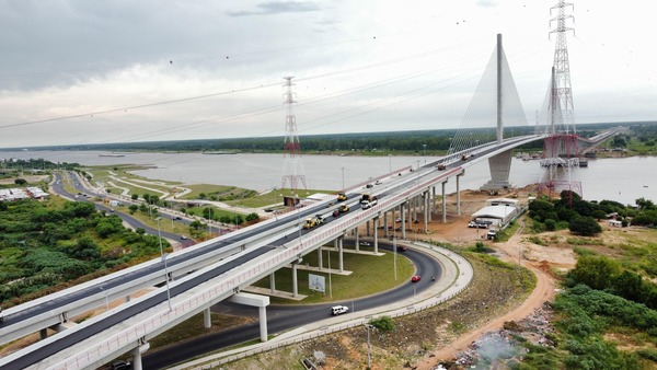 Puente Héroes del Chaco está cada vez más cerca de conectar Asunción con la región Occidental