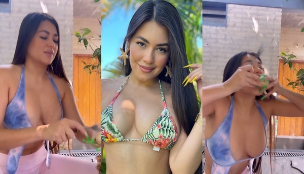 Laurys sorprendió a todos tras comerse un huevo crudo - Teleshow