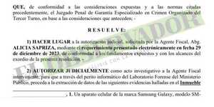 Operativo Ignis: Dispositivos incautados durante allanamientos serán peritados