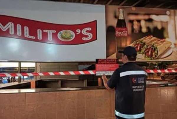 DNIT suspende actividades de una cadena de comidas rápidas ubicadas en Asunción y Central - Nacionales - ABC Color