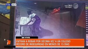 ¡Indignante! Entraron a robar 12 veces a una misma escuela | Telefuturo