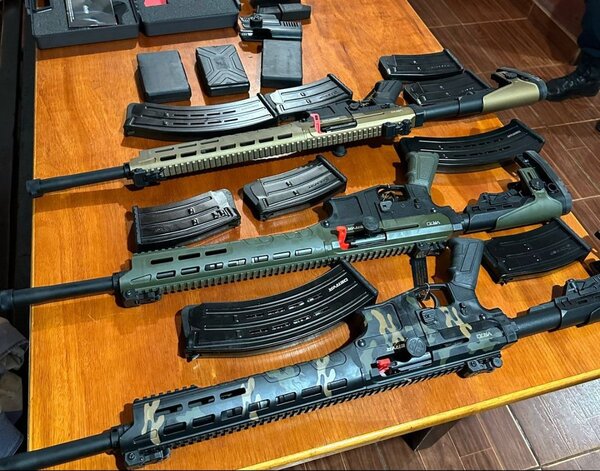 Armas con seriales borrados incautadas estarían destinadas a bandas criminales en Alto Paraná - Megacadena - Diario Digital