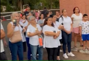 Sajonianos protestaron para exigir seguridad en parque Carlos A. López
