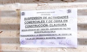 Municipalidad de Ciudad del Este cumplió oficio de clausura de obra en edificio Flytec – Diario TNPRESS