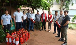 Hospital Regional de Ciudad del Este renovó lote de extintores con apoyo de ITAIPU – Diario TNPRESS