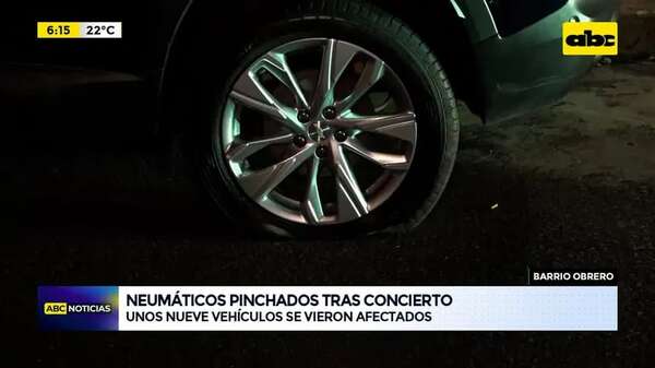 Video: Vehículos con ruedas en llantas tras concierto - ABC Noticias - ABC Color