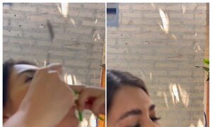 (VIDEO) ¡Laurys se completó: Ahora come el huevo crudo de Hortensia!