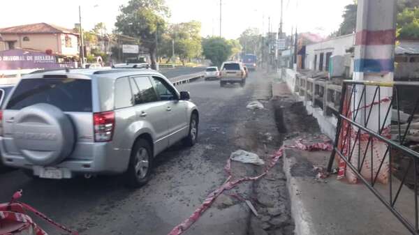 Puente de avenida Argaña: cierres persistirán en la próxima semana - Nacionales - ABC Color